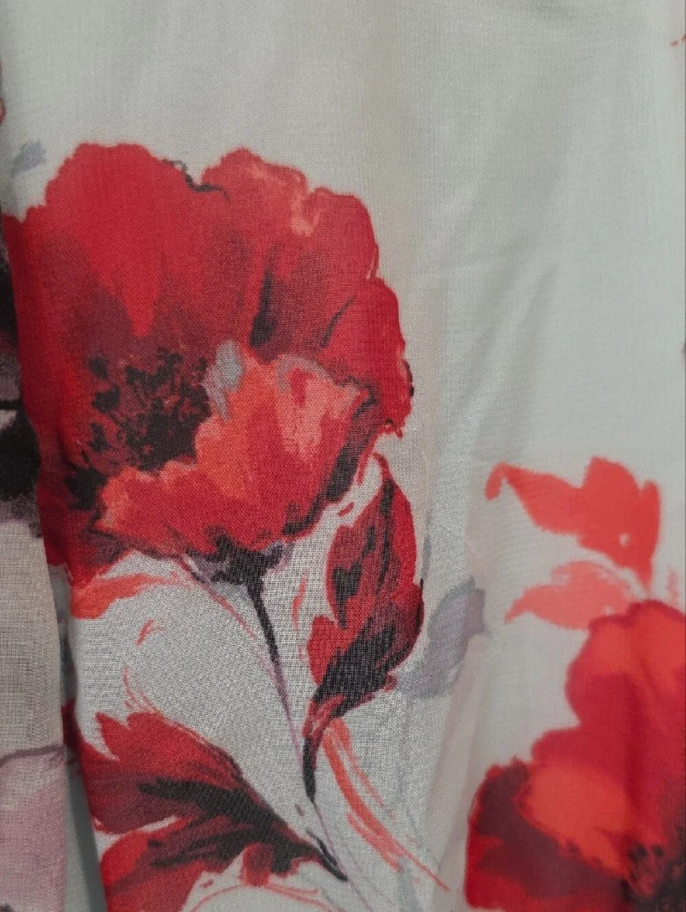 NWT Lane Bryant Floral High Low Midi Dress Size 18 Tie Waist - Picture 7 of 9
